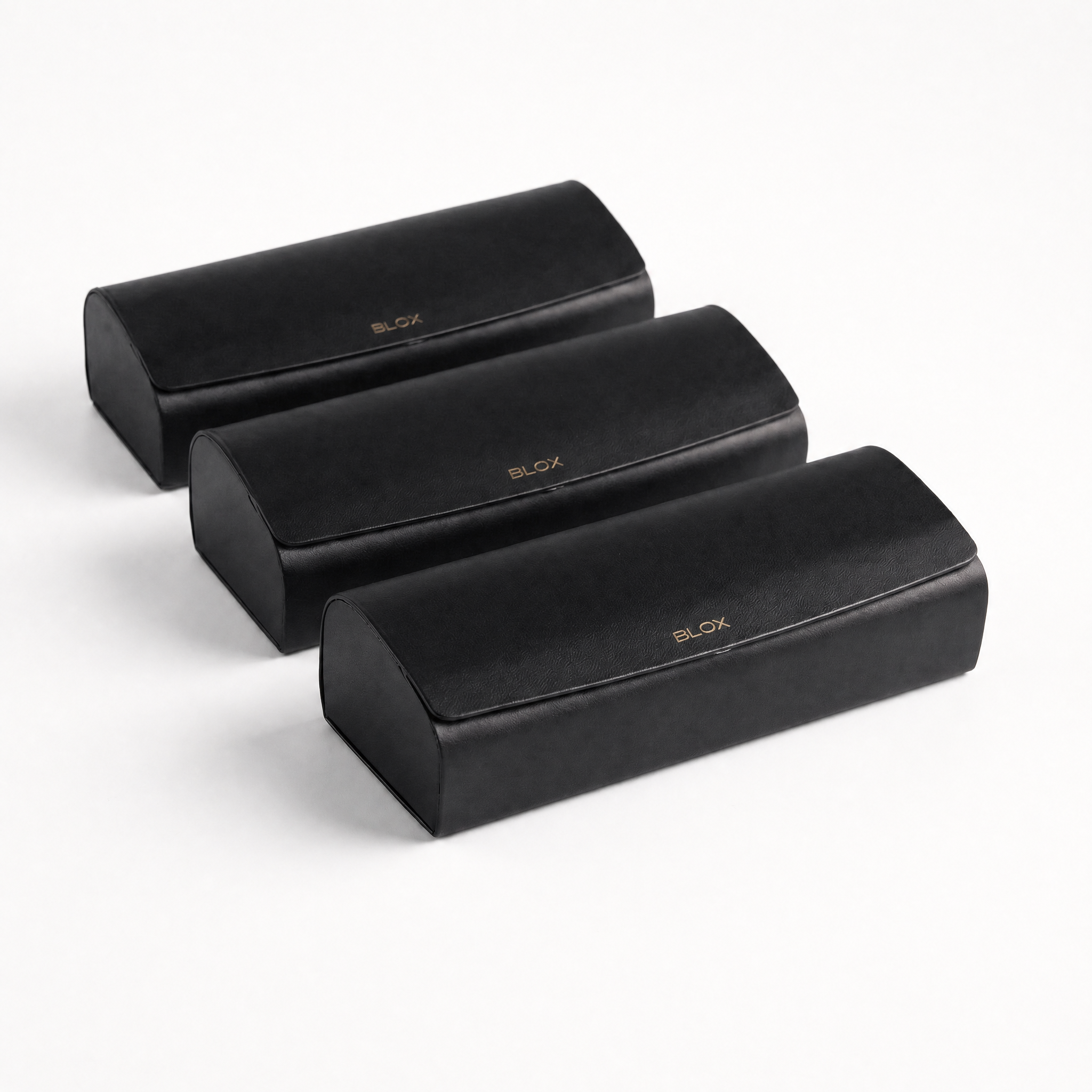 Kit 3 Cases Clássicas Pretas
